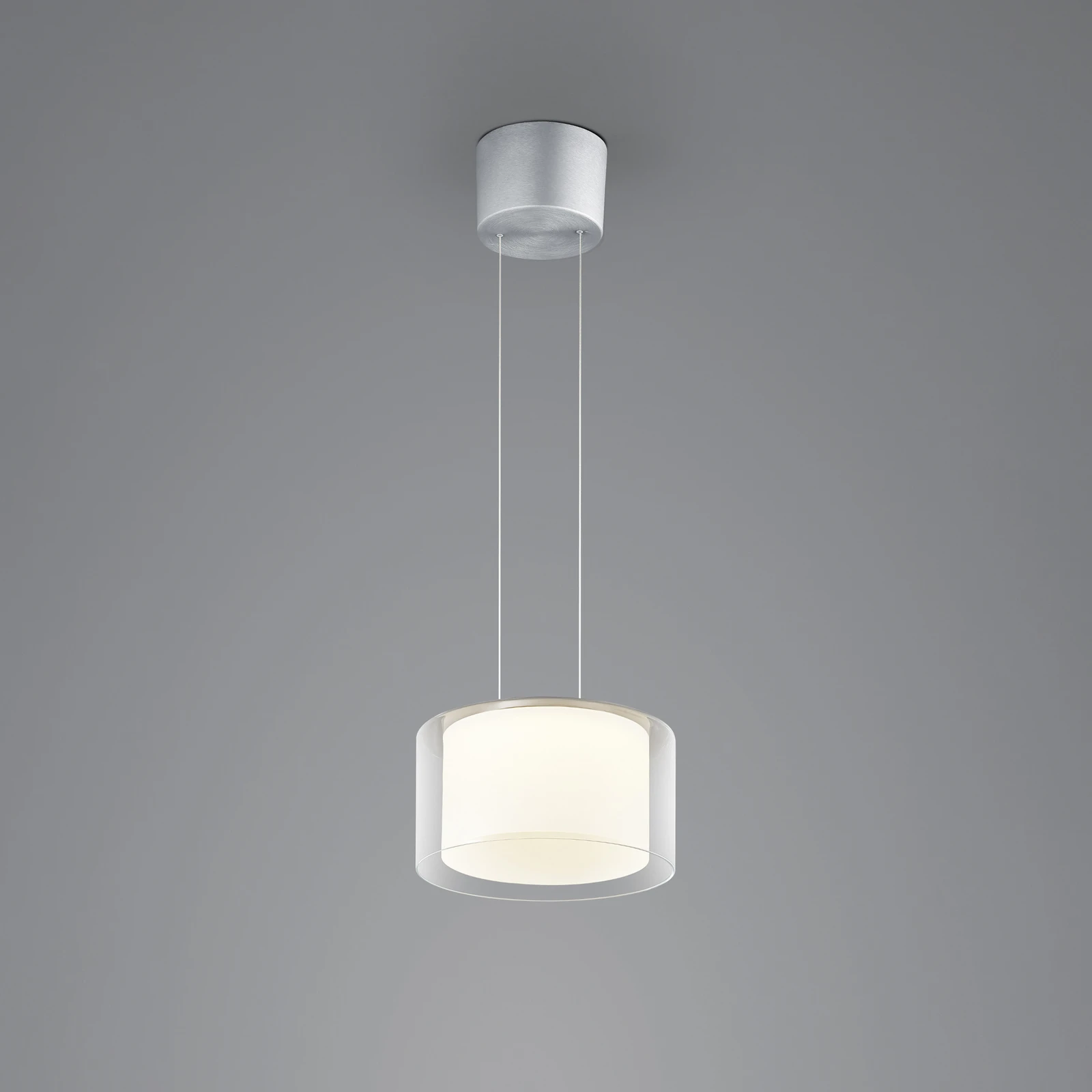 BANKAMP Grand Clear LED-Hängeleuchte, 1fl, Ø 32 cm