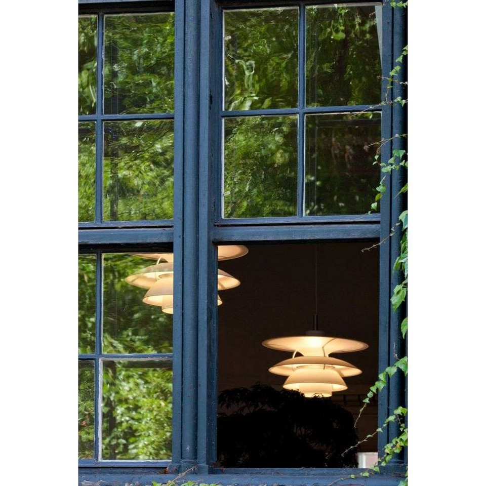 Louis Poulsen PH 6½-6 Pendellampa, vit från Louis Poulsen