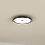 Paulmann LED лампа за таван Zarina, антрацит, филц, 3-степенно затъмняване