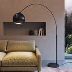 KARE Lounge Small Deal Eco arc lamp, black