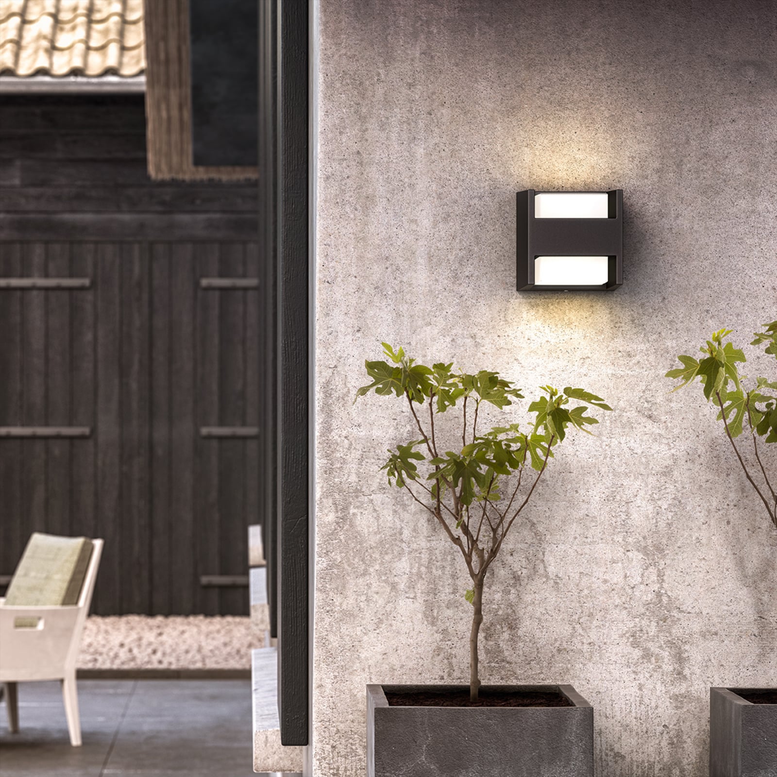 Philips LED vanjska zidna svjetiljka Arbour, 2 žarulje, 2700 K Philips LED vanjska zidna svjetiljka Arbour, 2 žarulje, 2700 K