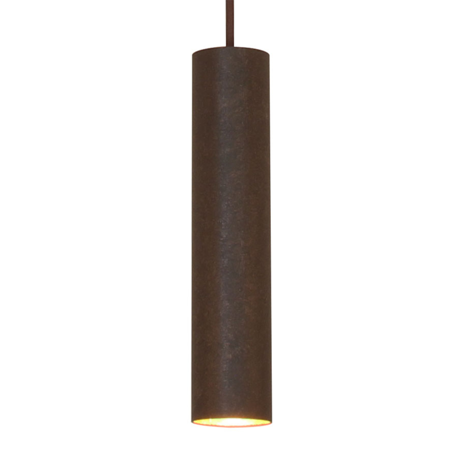 "Menzel Solo Pipe" pakabinamas šviestuvas, rudai juodas