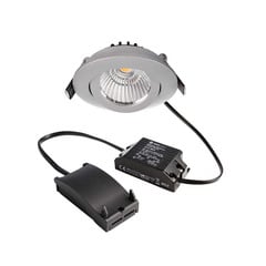 Foco empotrado LED Dione 4.000 K gris plata