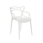 Masters chair, white, height 83 cm - Kartell