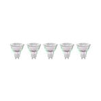 Arcchio LED bulb GU10 2.5W 6500K 450lm glass set of 5