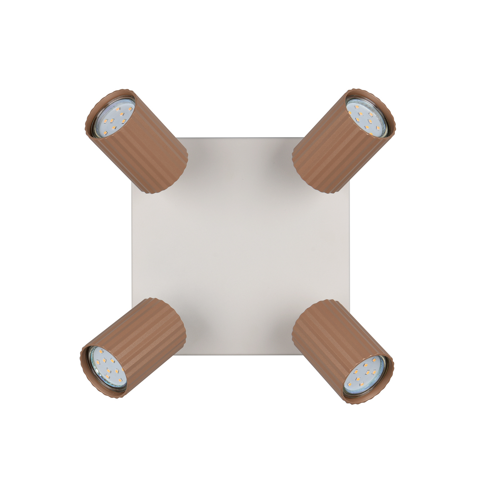 Stropni žaromet Soka, rjava/siva, dolžina 20 cm, kovina, 4-krilni. Stropni žaromet Soka, rjava/siva, dolžina 20 cm, kovina, 4-krilni.