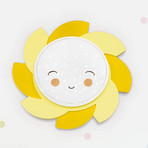 LED-Wandleuchte Sonne Starlight Smile