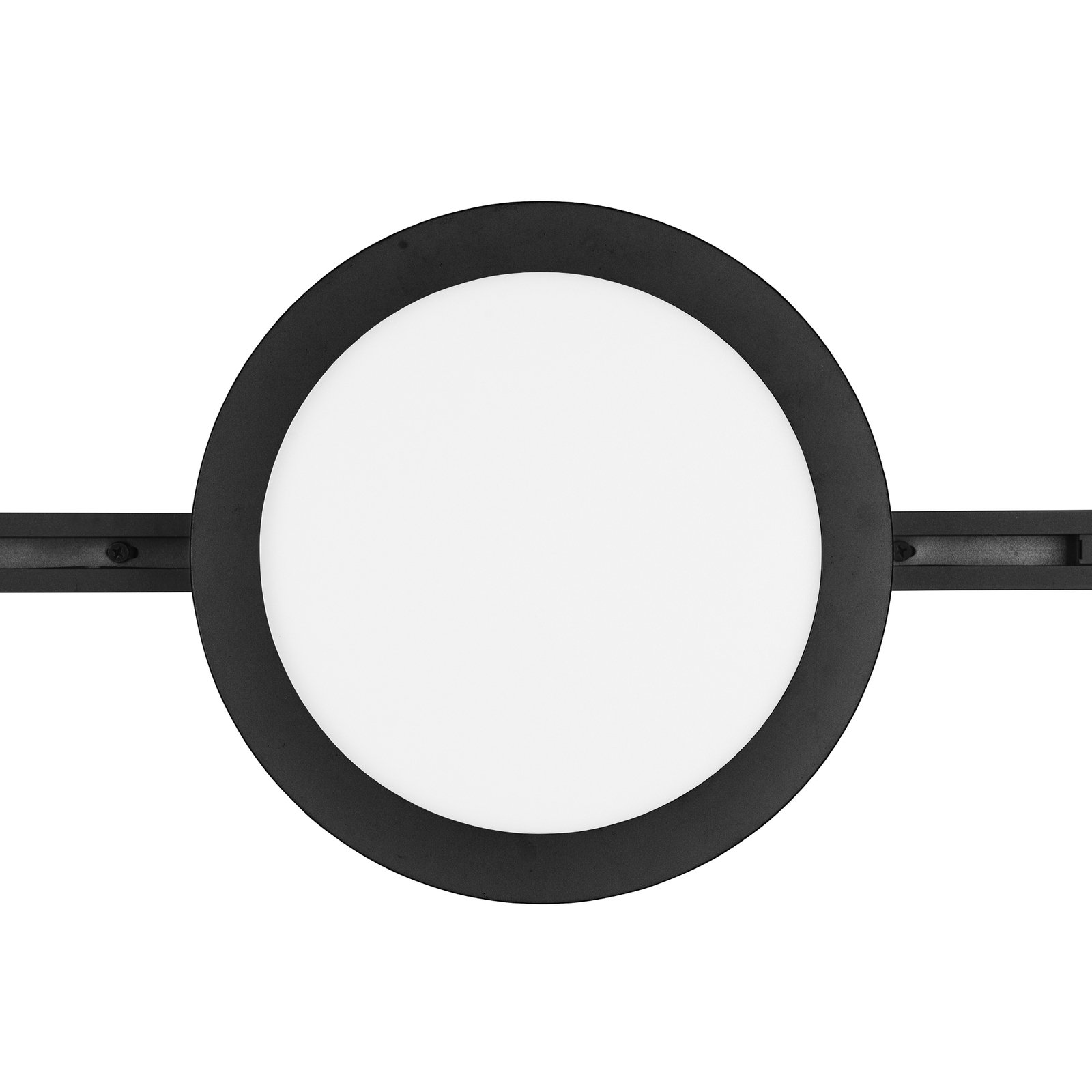 Plafonnier LED Camillus DUOline, Ø 26 cm, noir