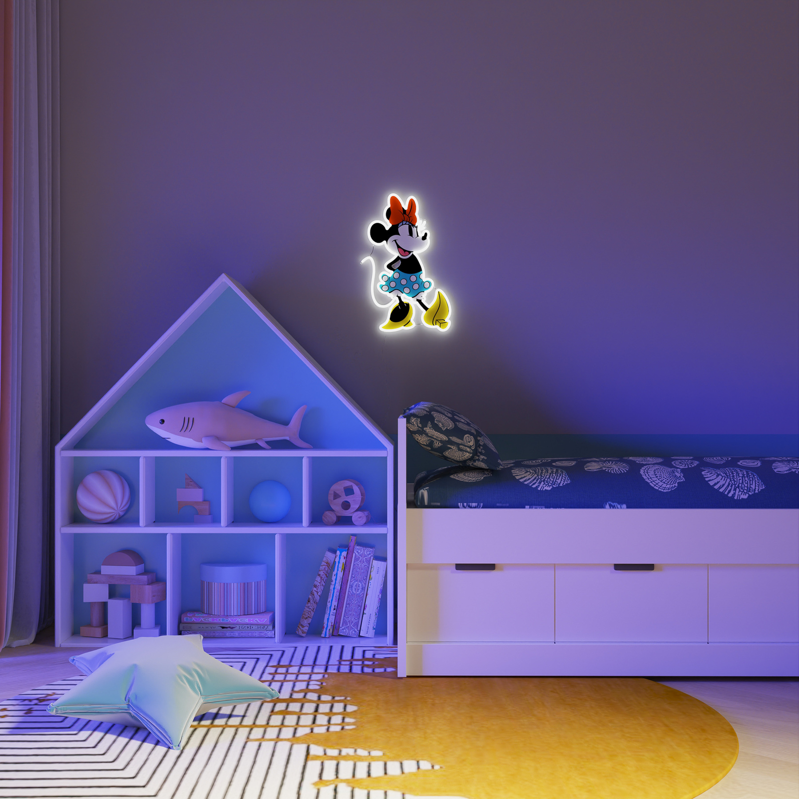 YellowPop Disney Minnie LED zidna svjetiljka za cijelo tijelo