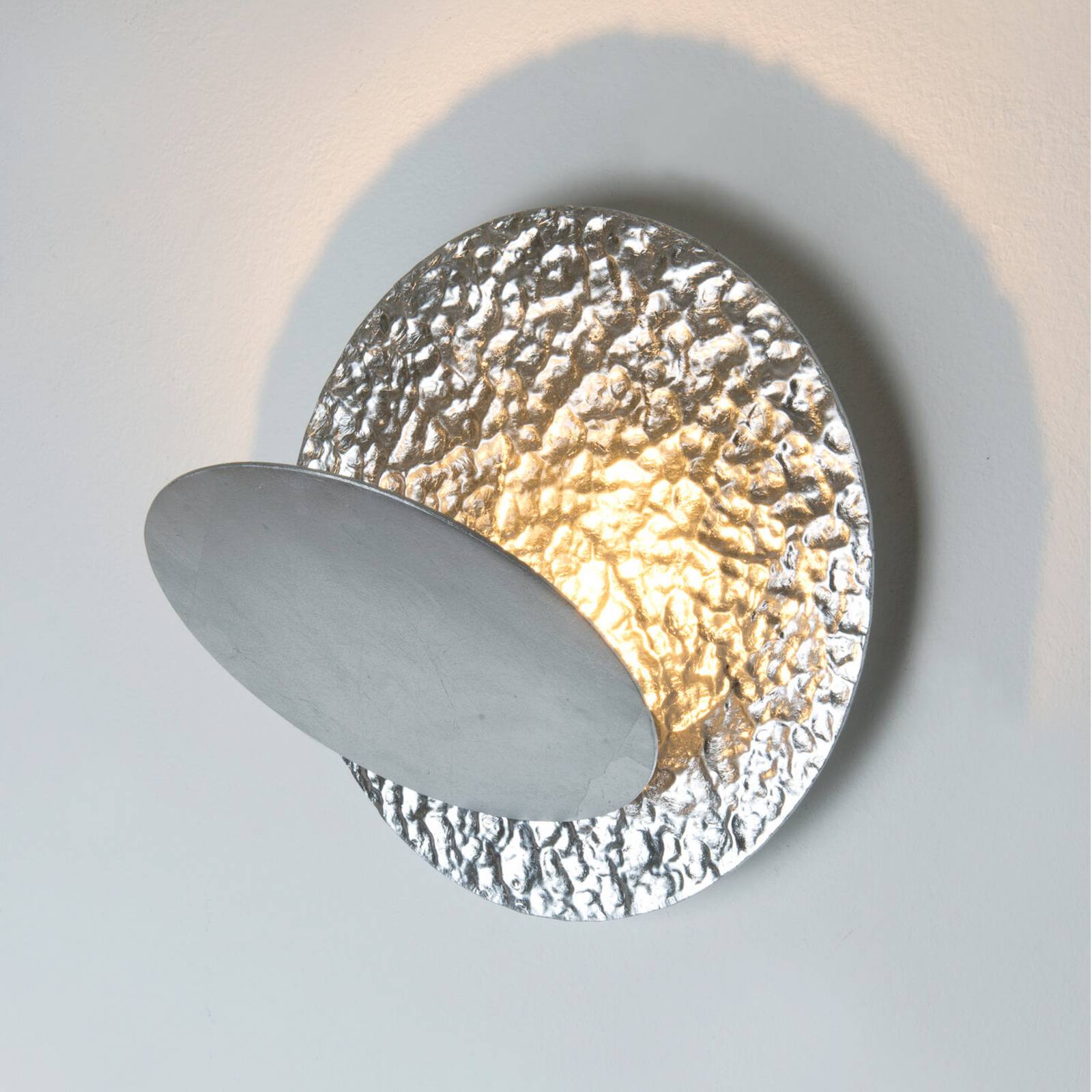 Holländer CORONARE Wandleuchte - Wohn- / Esszimmer - Wandlampe - Modern - dimmbar - chrom / silber - Sonstige Metalle