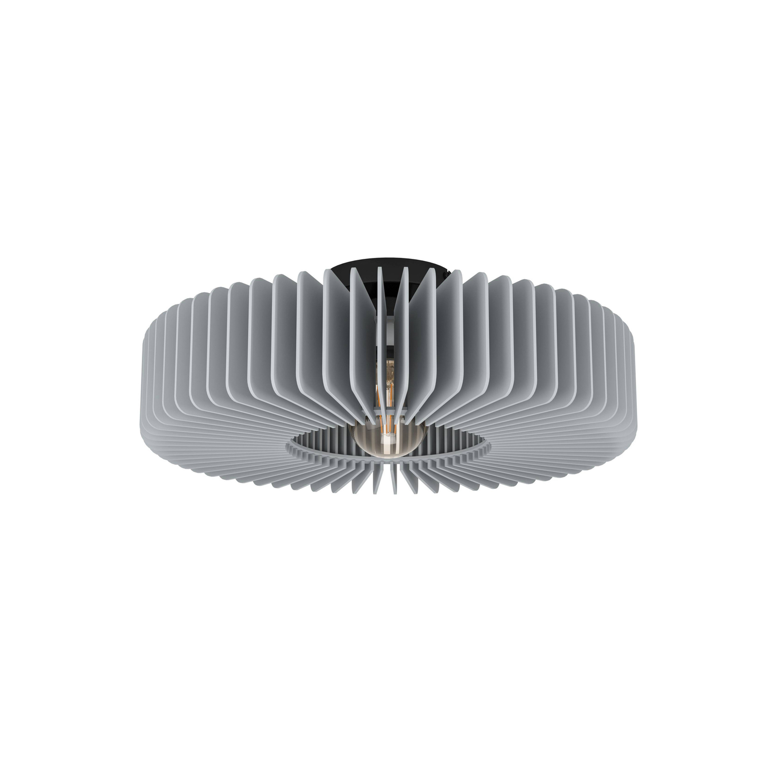Palombaia loftslampe i vifte-look, grå