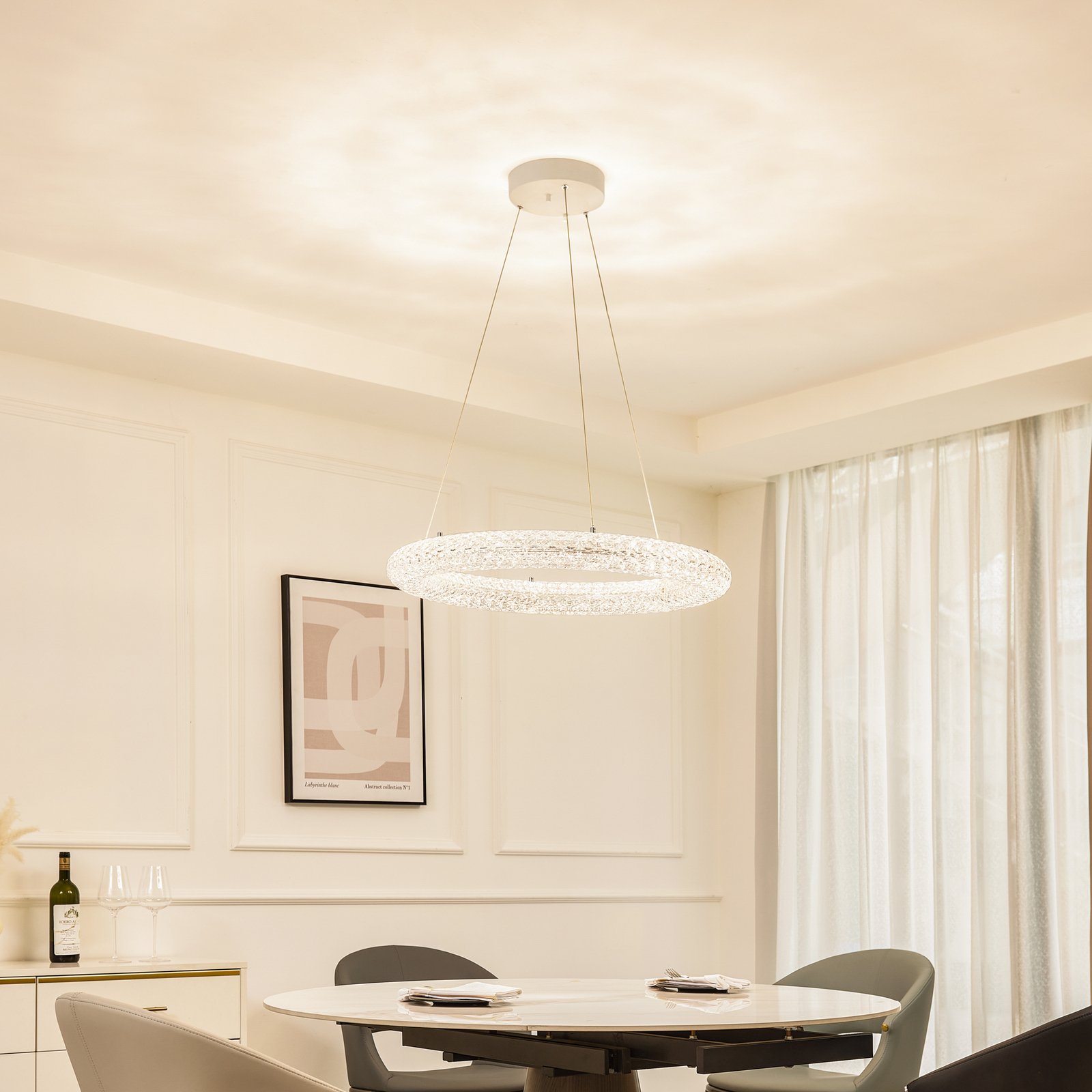 Tumata LED Smart Taklampa  w/Remote Klart - Lucande