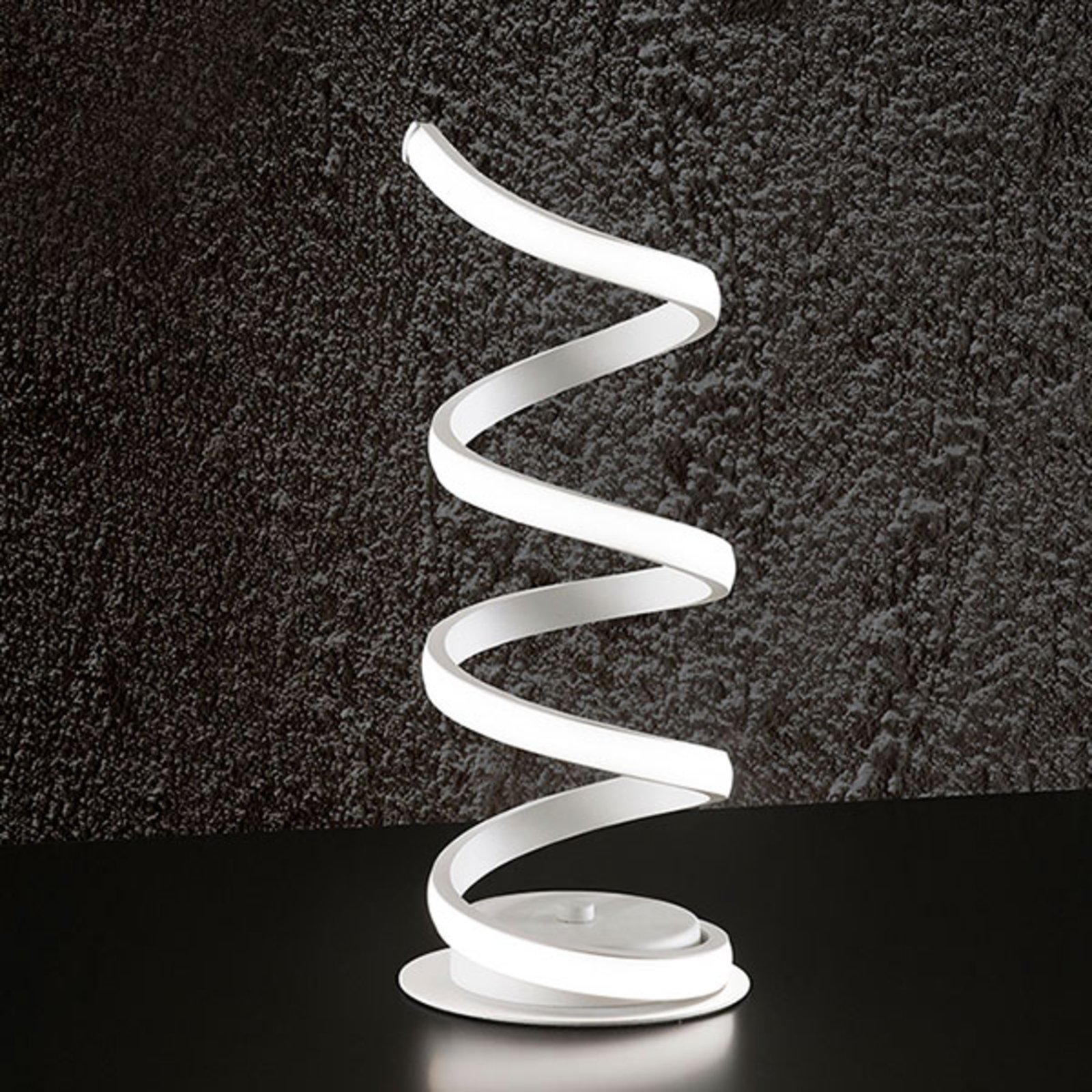 Perenz 6393 LED table lamp white, for Living / Dining Room, metal, 23 W, energy efficiency: A, H: 34 cm