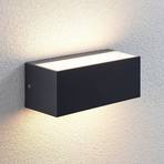LED-utomhusvägglampa Nienke, IP65, 23 cm