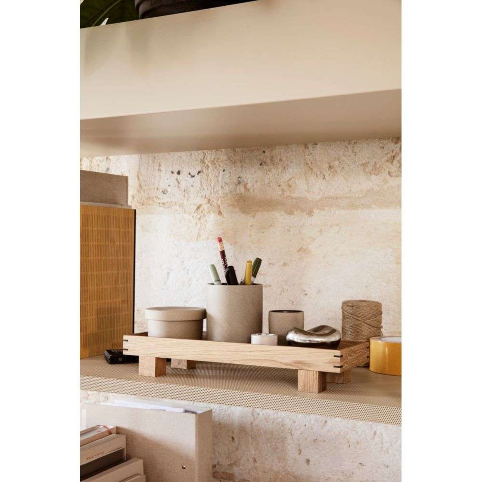 Bon Wooden Tray X Small Oak - ferm LIVING