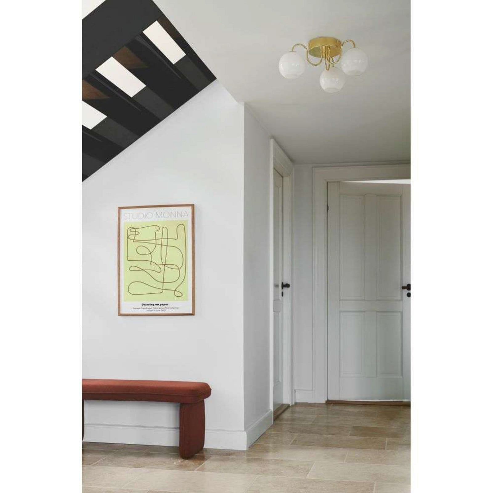 Franca Plafond Brass Nordlux - Vardagsrum - Metall