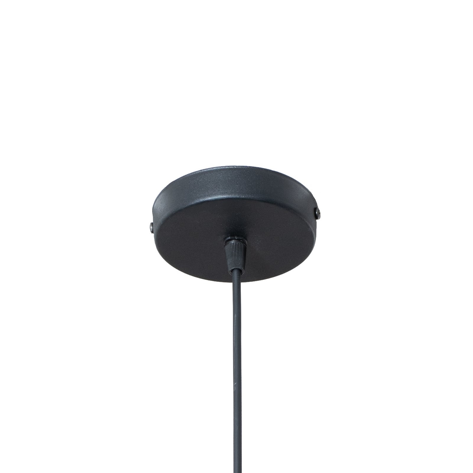 Hængelampe Vertigo, sort, glas/metal, E27, Ø 50 cm