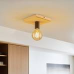 Envostar Lobo ceiling lamp 1-bulb pine brown