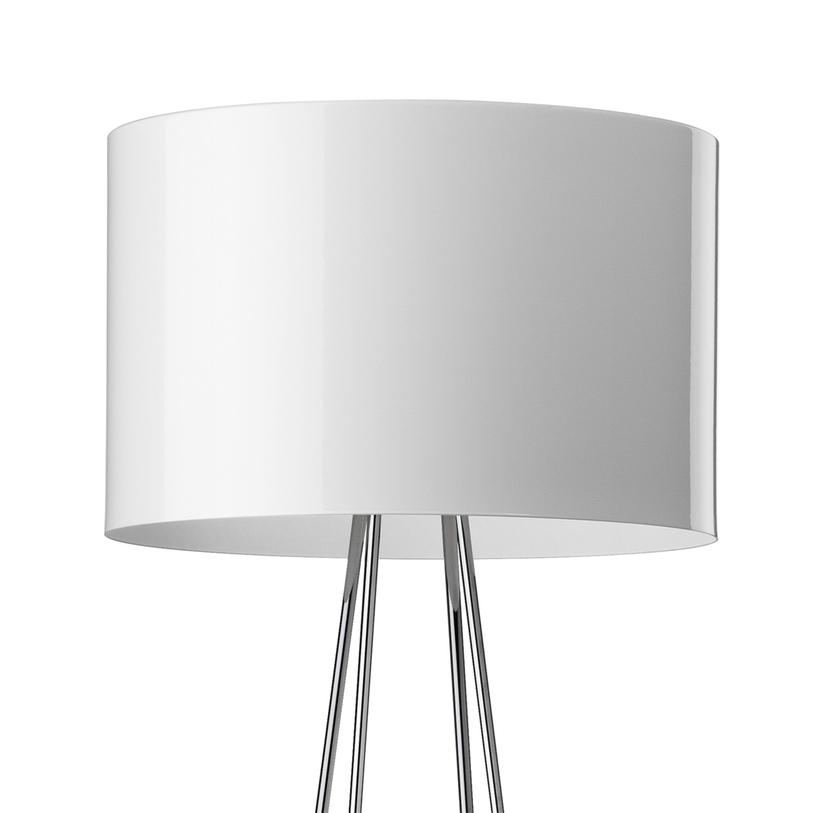 FLOS RAY F2 - lampa stojąca z białym kloszem