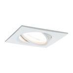 Paulmann spot Nova carré inclinable/dimmable blanc