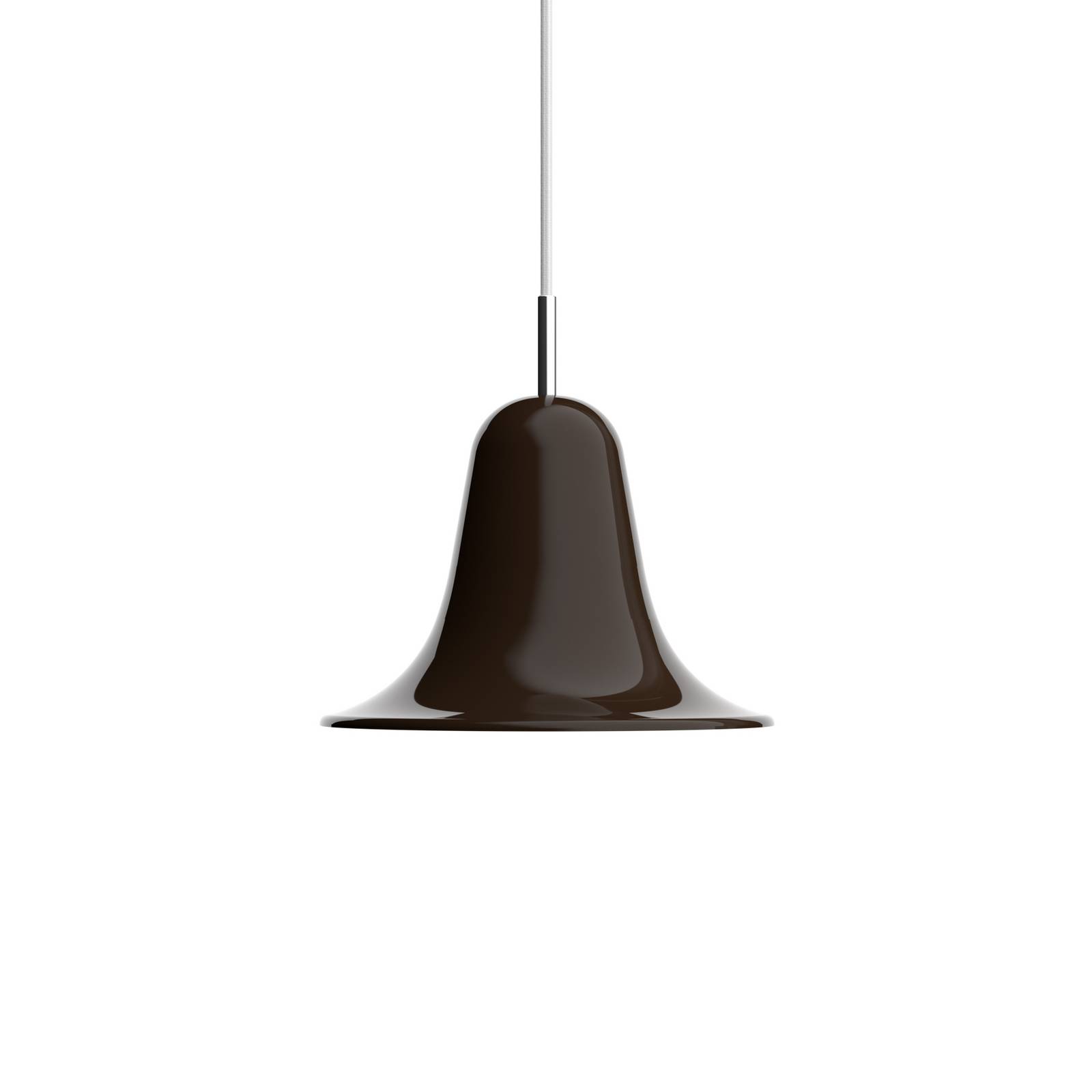 Żyrandol VERPAN Pantop, brązowy, Ø 23 cm, metal, E14
