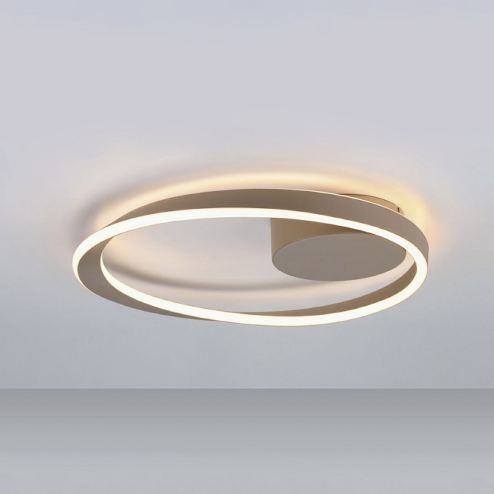 Plafonnier LED EGLO CAMEROTA, beige, Ø 41 cm, télécommande Plafonnier LED EGLO CAMEROTA, beige, Ø 41 cm, télécommande