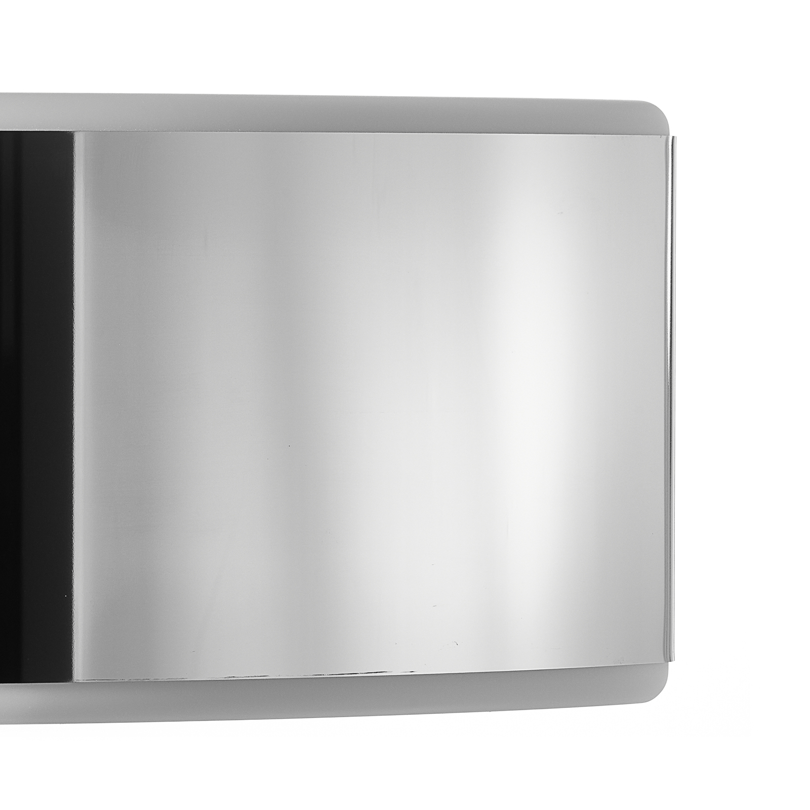BEGA Prima væglampe, panel, poleret stål, 25,4 cm