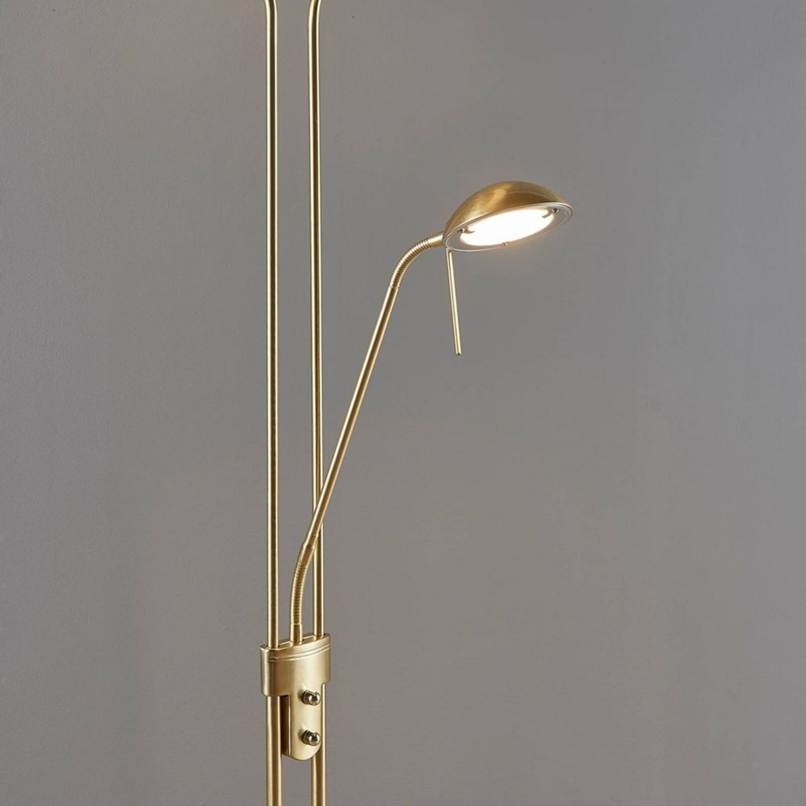 Yveta Állólámpa Brass/White - Lindby