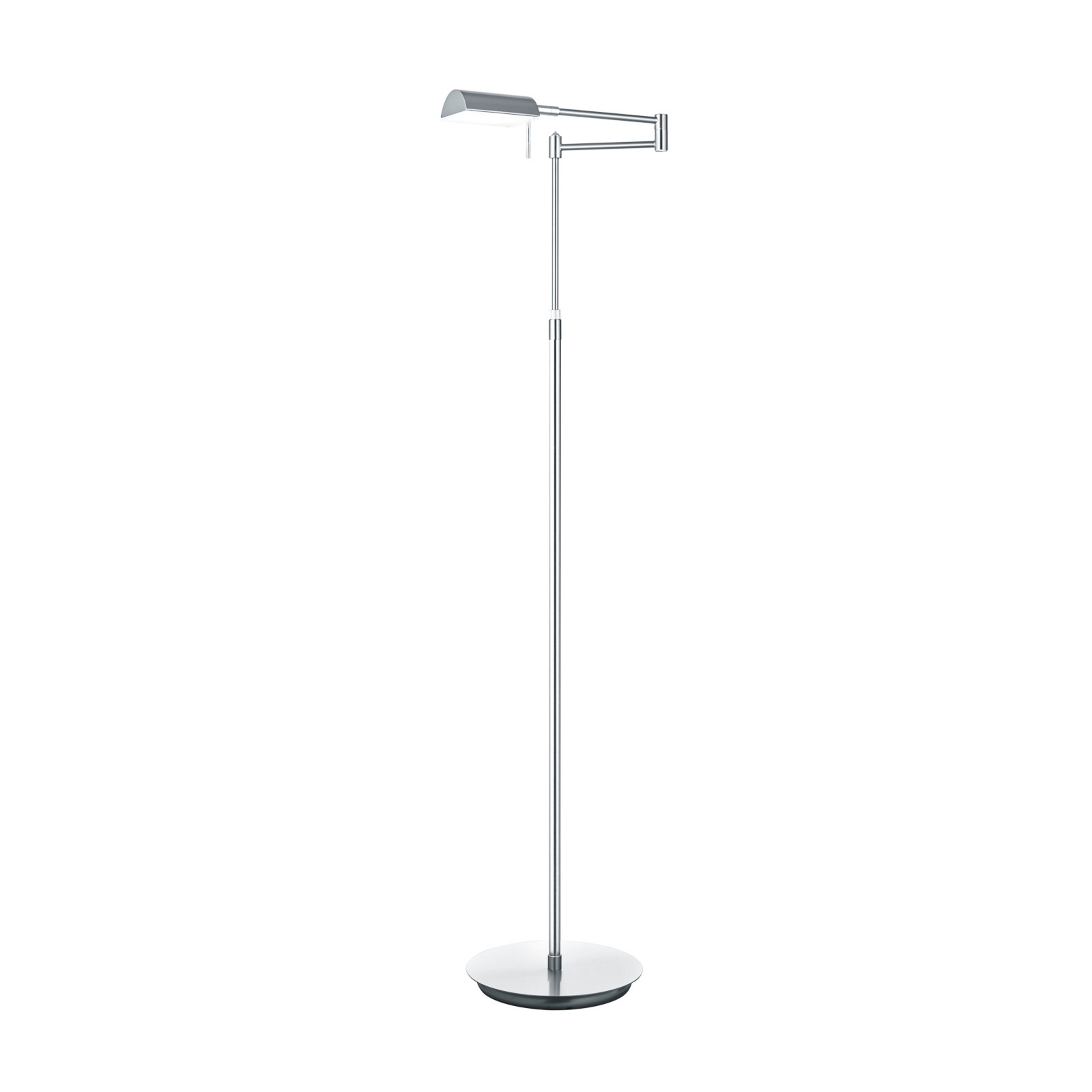 Lampadaire LED Graz, nickel mat