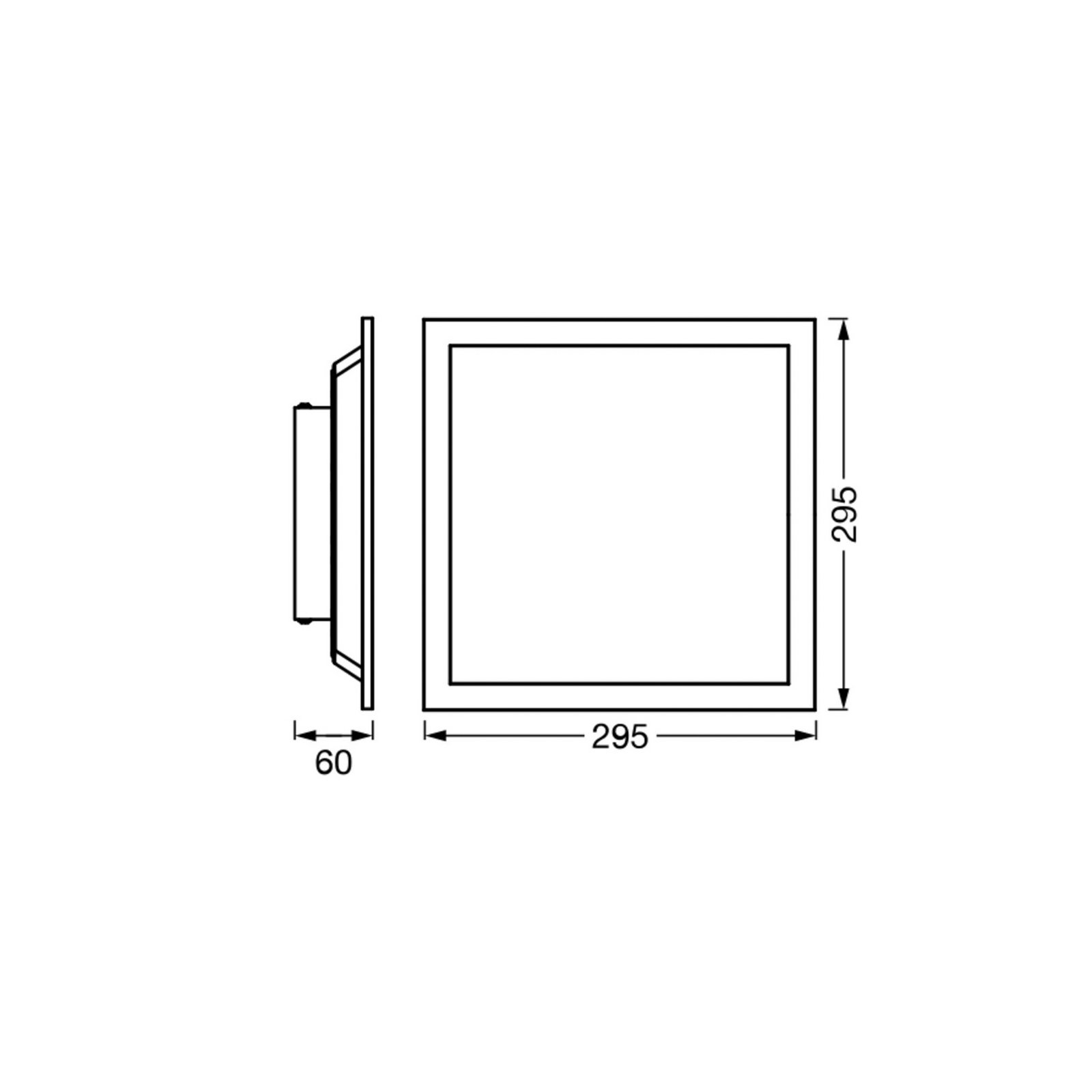 OSRAM SMART+ WiFi LED-Panel PLANON MAGIC, weiß 30 cm RGB CCT