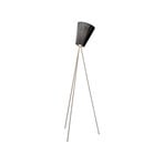 Oslo Wood Stojaca Lampa Steel/Black - Northern