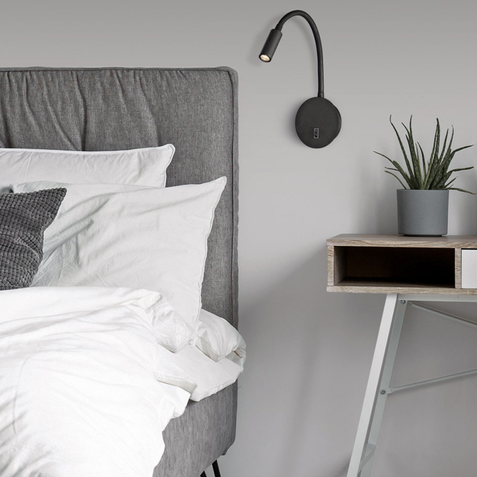 LED-Wandleuchte Lyon mit Flexarm