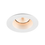 SLV LED-inbyggnadsspot New Tria, rund, vit, IP65, 2 700 K, 38°