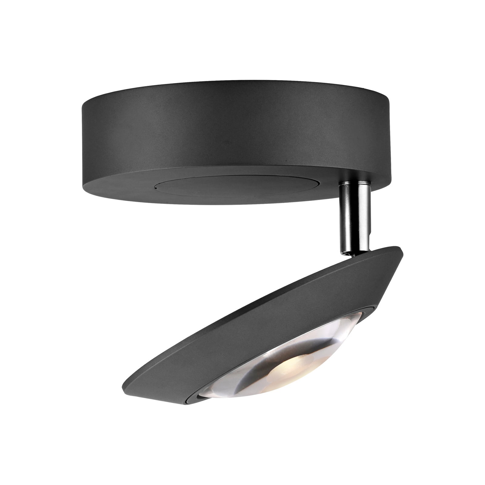 Oculis LED-Deckenlampe, schwarz, Ø 15 cm, Eisen/Glas - PURE Oculis LED-Deckenlampe, schwarz, Ø 15 cm, Eisen/Glas - PURE