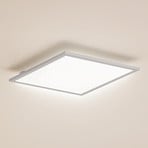 Lindby LED panel Enhife, white, 40 x 40 cm, metal