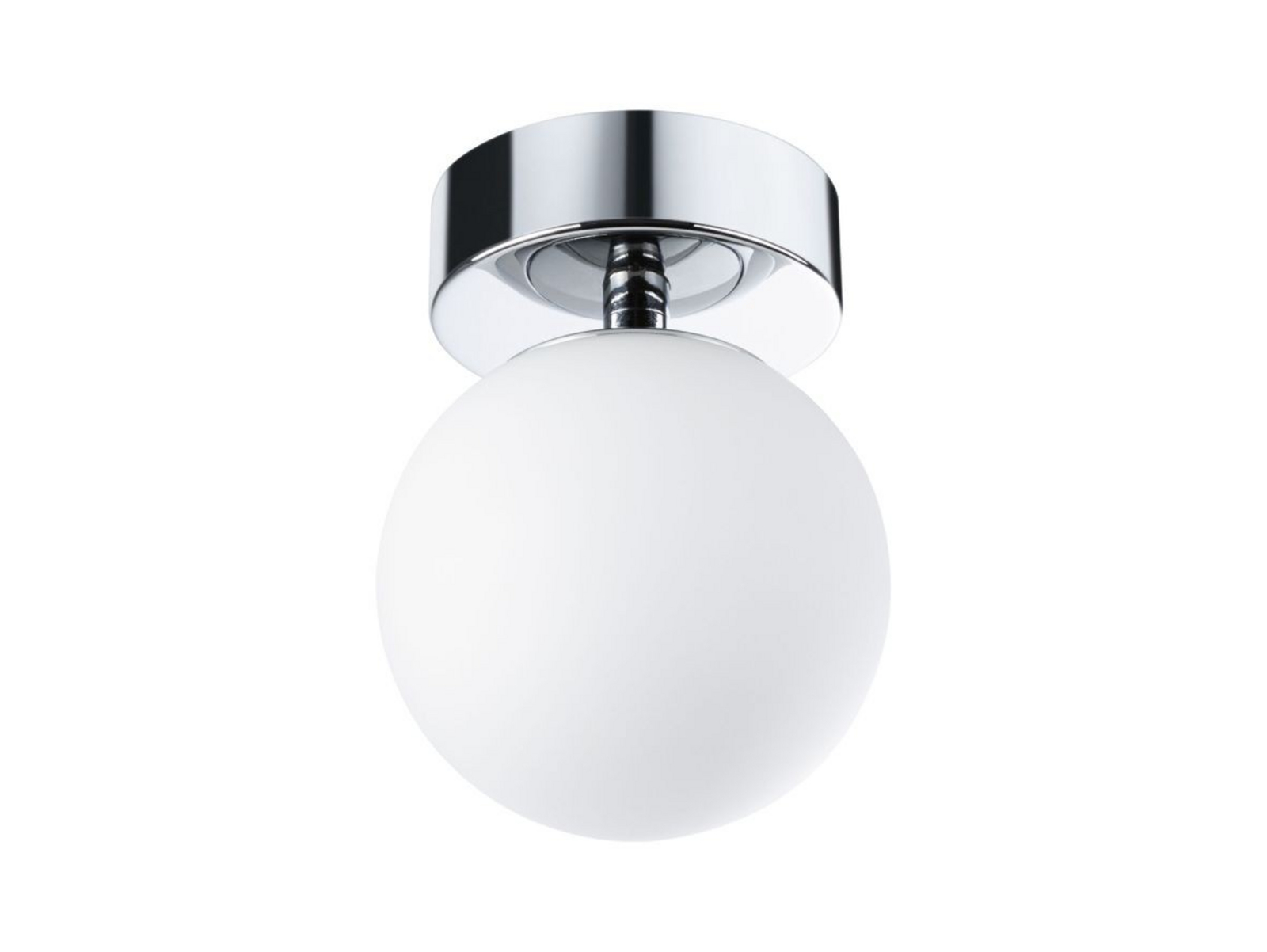 Gove LED Plafond IP44 Ø12 Krom/Satin - Paulmann