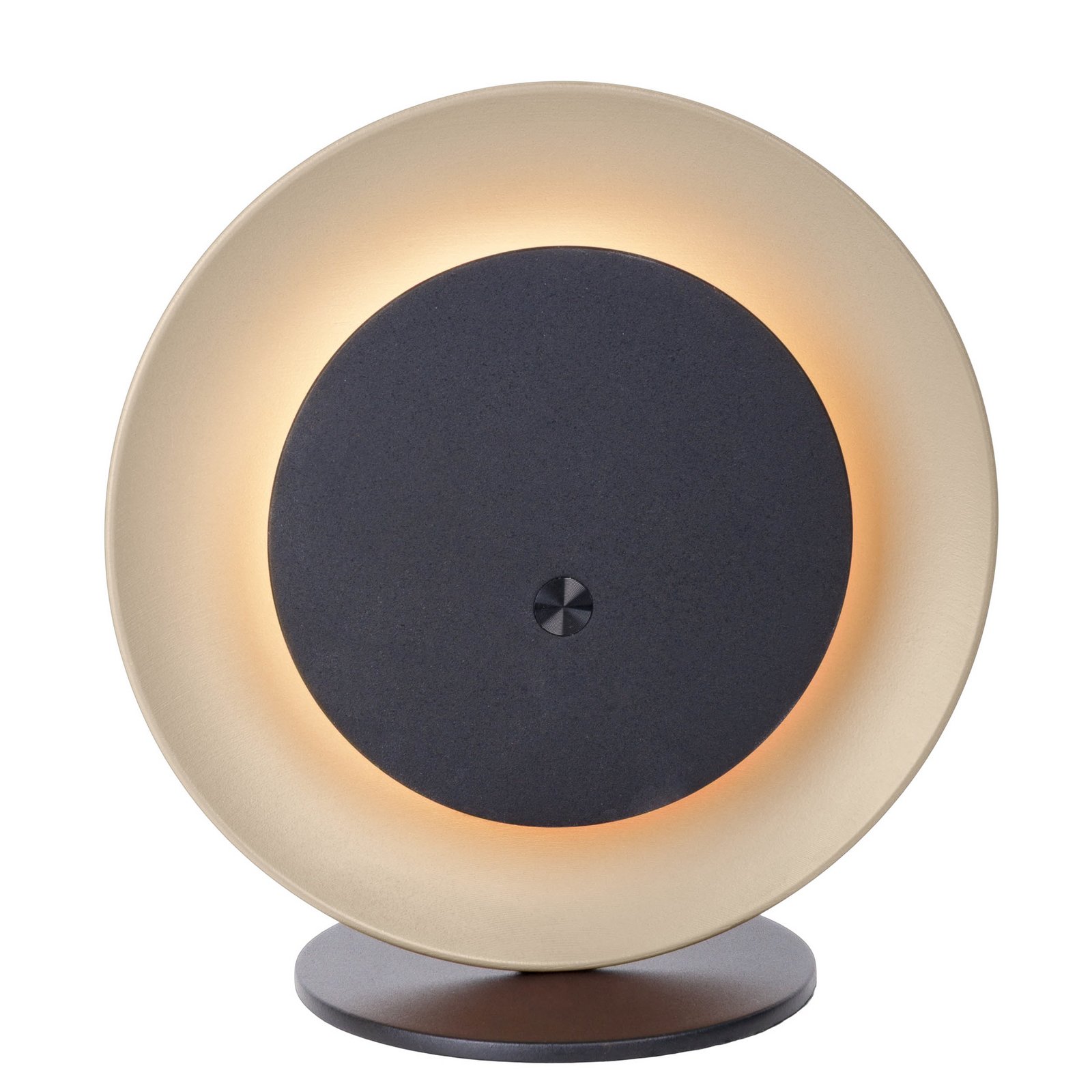 LED-Akku-Tischleuchte Solan, μαύρο/μπεζ, ηλιακό, IP54 LED-Akku-Tischleuchte Solan, μαύρο/μπεζ, ηλιακό, IP54