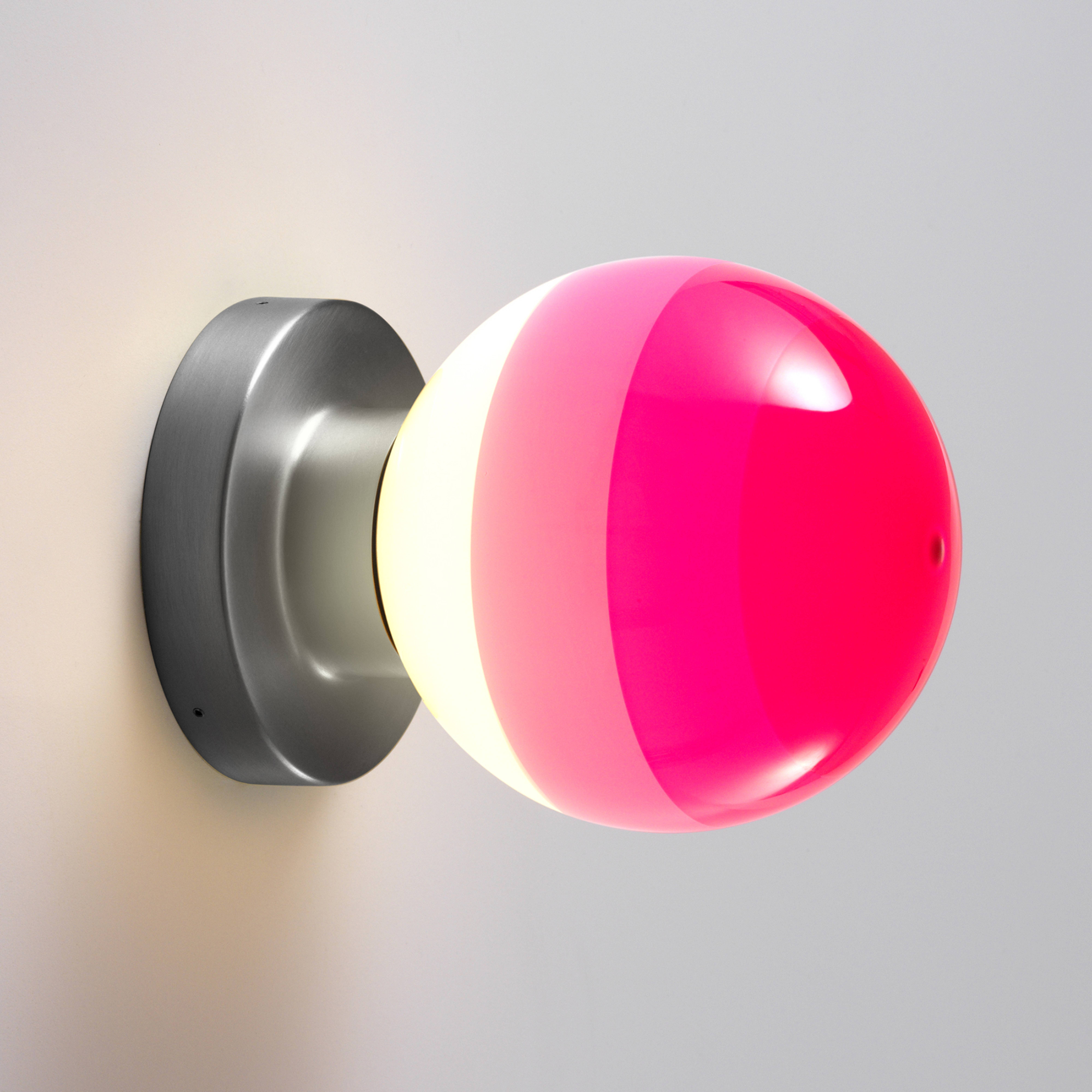 MARSET Dipping Light A2 aplique LED rosa/grafito