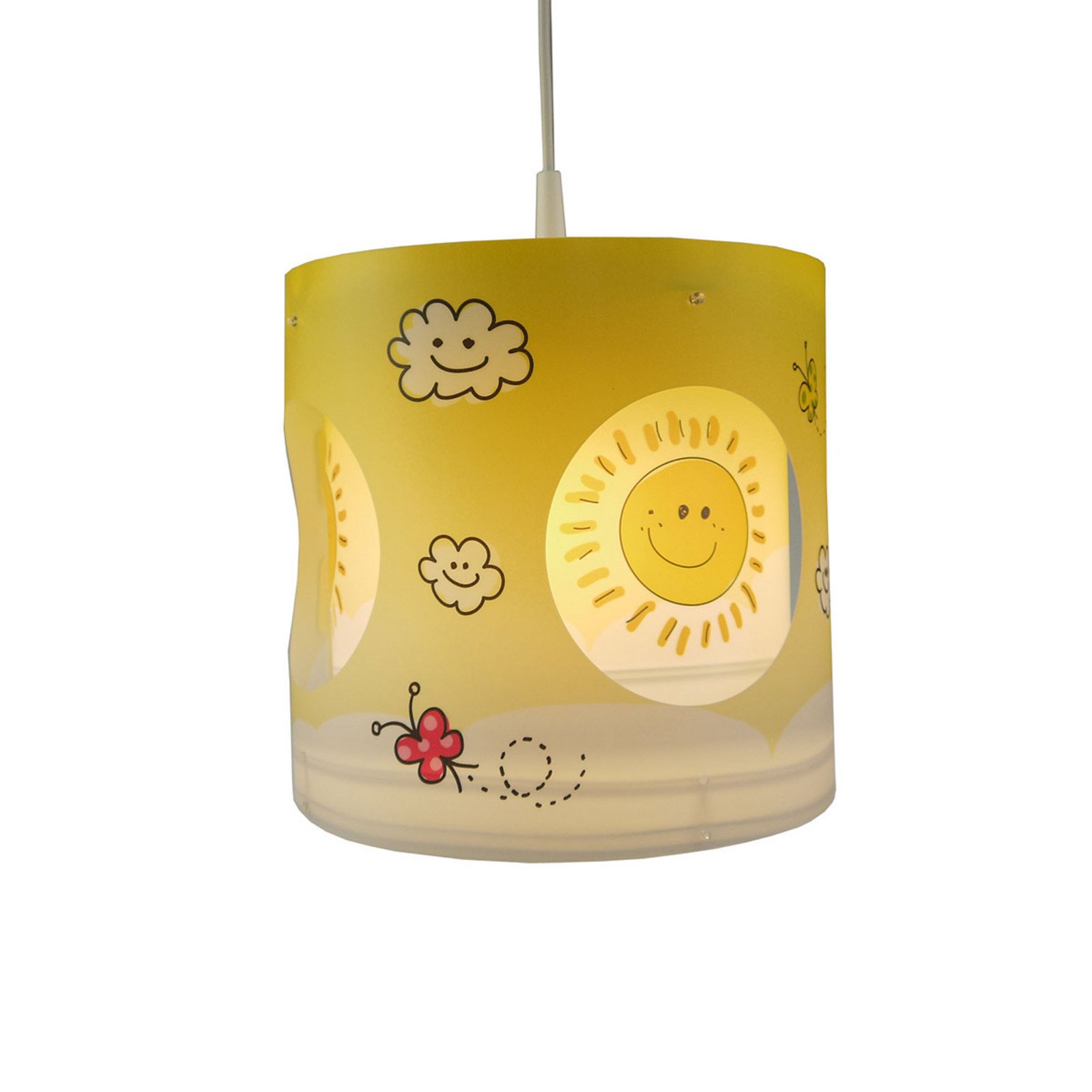 Niermann Standby Lampă pendul rotativă Sunny pt cameră copil - Camera copiilor - galben - Plastic