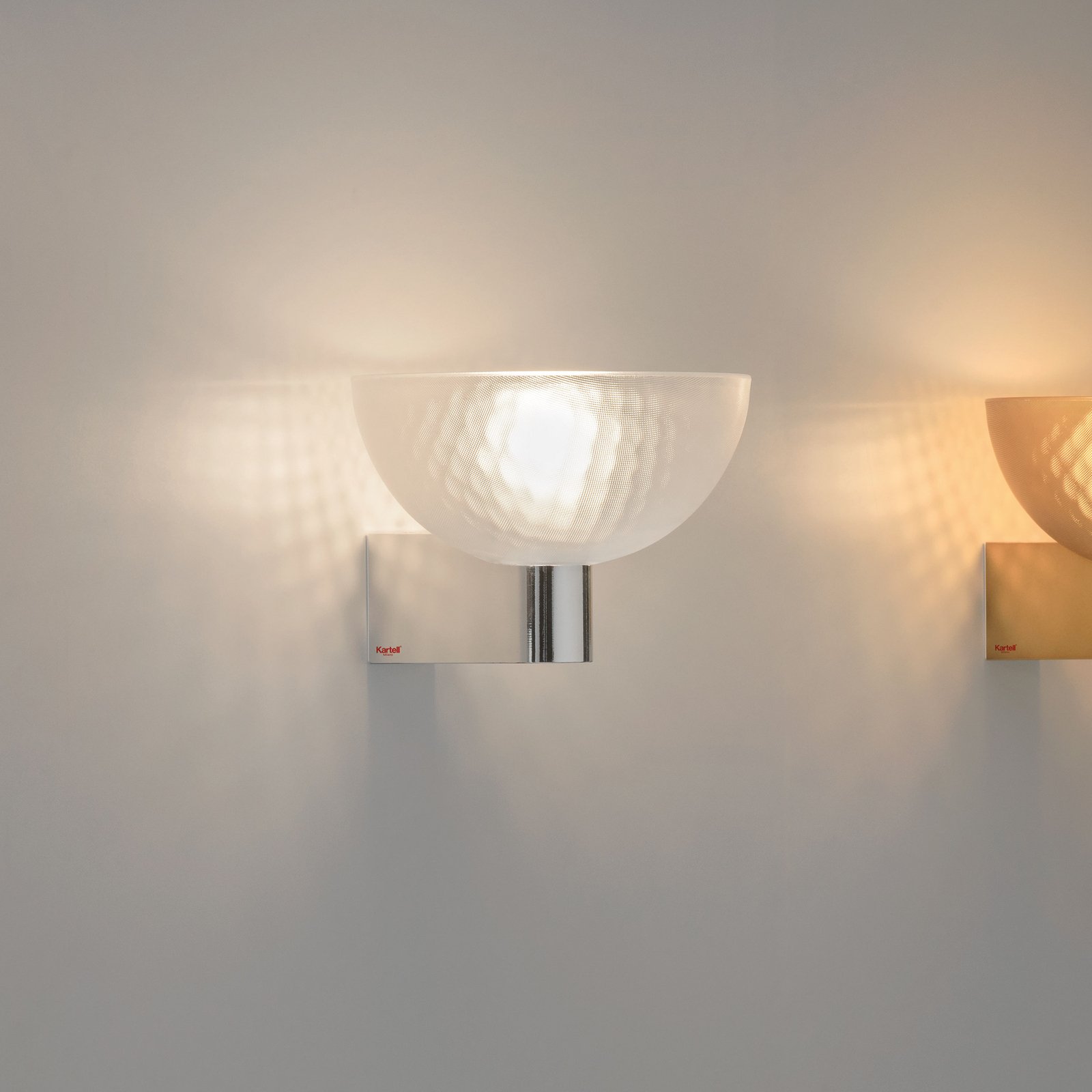 Kartell Fata LED wall light, transparent