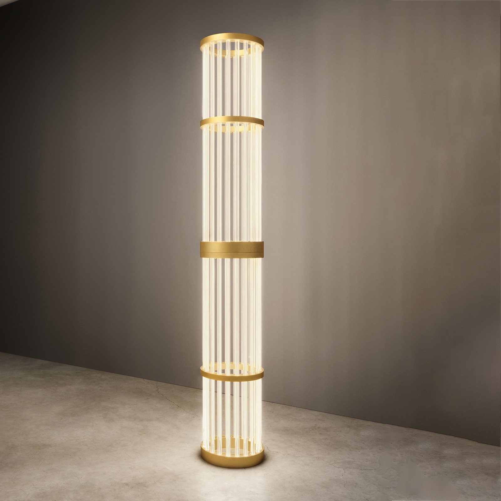 OLEV Thirties Designer-gulvlampe, høyde 200 cm