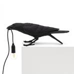 Bird Lamp Playing Lampă de Masă de Exterior Black - Seletti