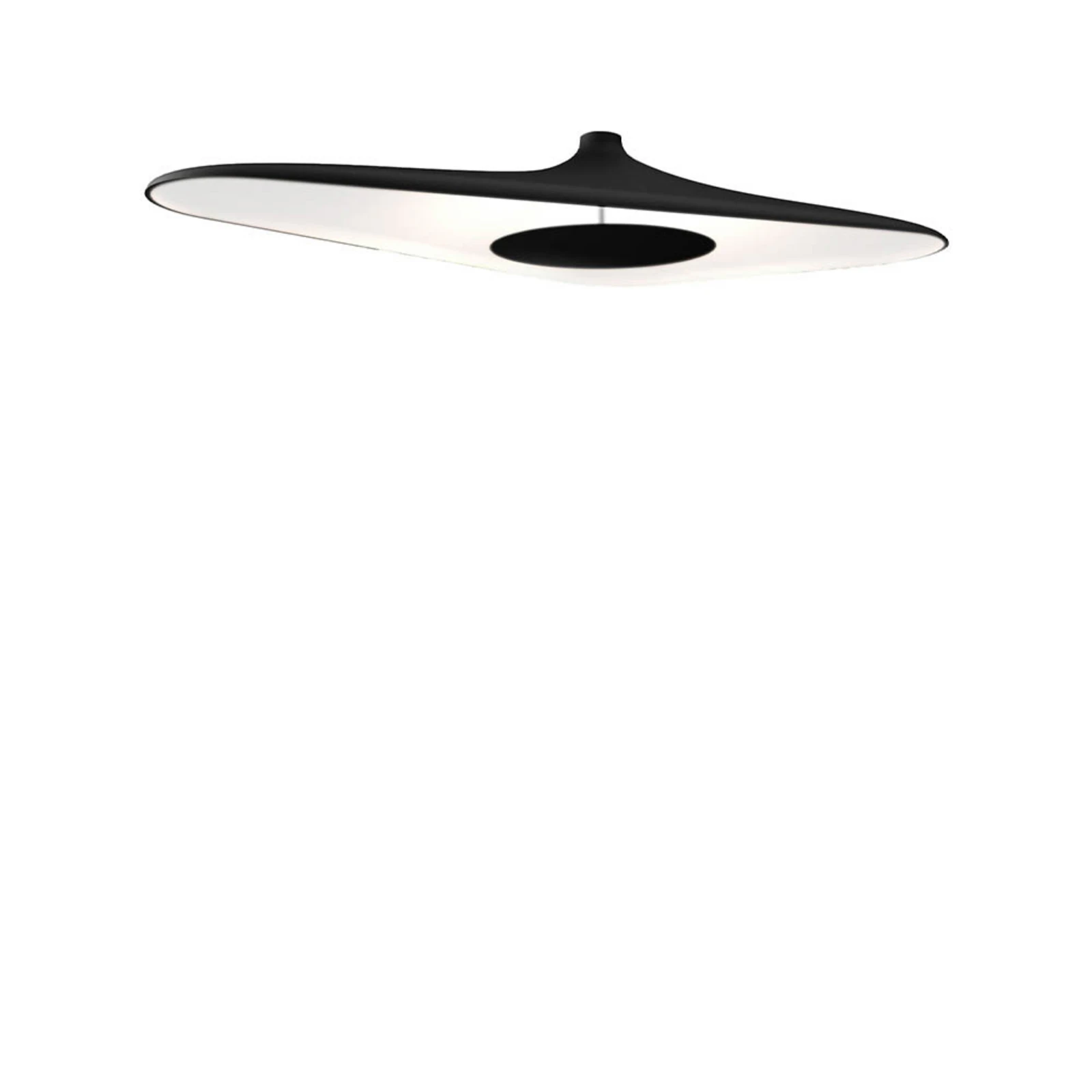 Luceplan Soleil Noir LED φωτιστικό οροφής, μαύρο
