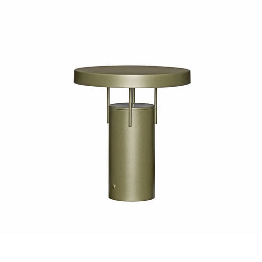 lampe à poser LED rechargeable BringMe vert foncé métallisé 28 cm - HÜBSCH