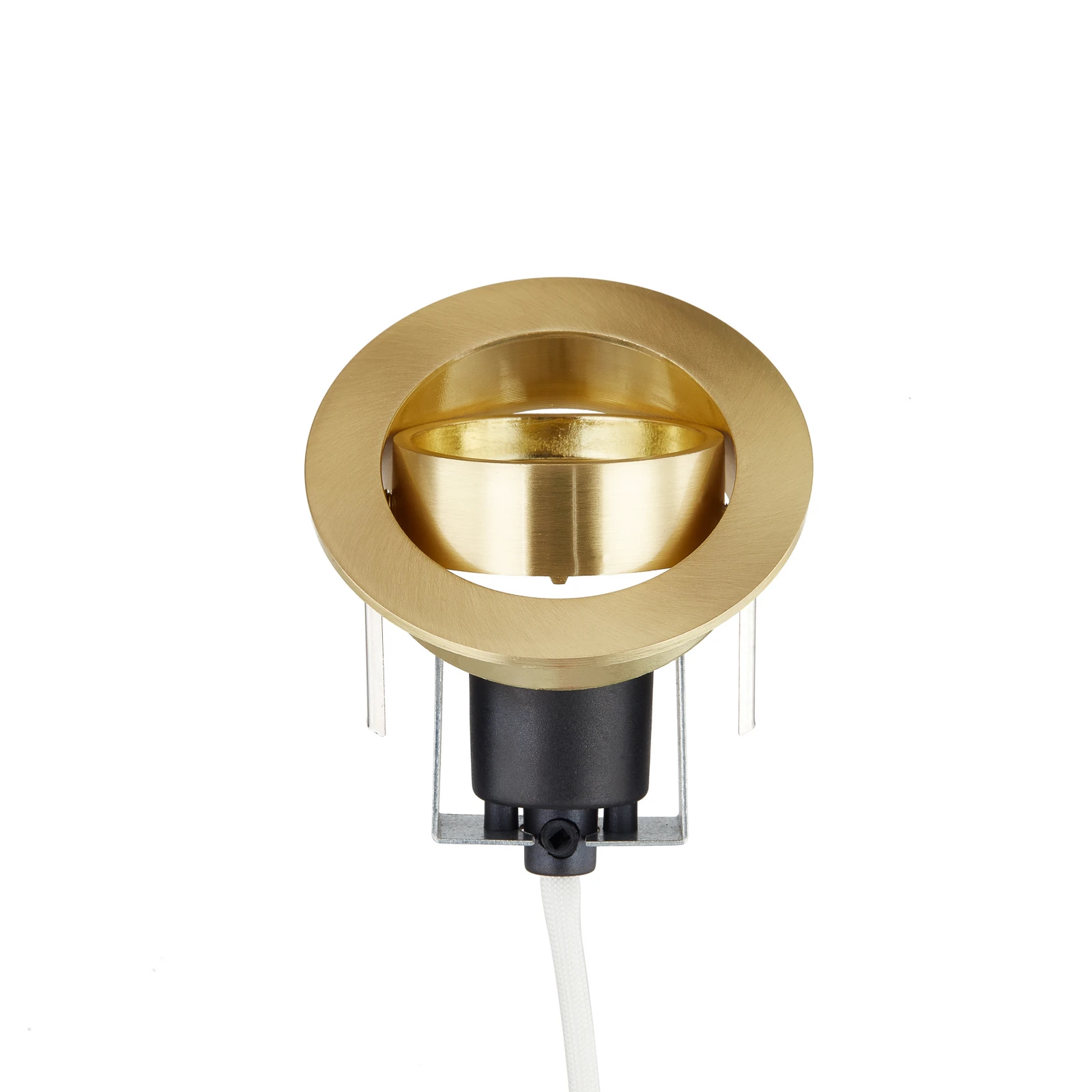 Lindby Sunil indbygningsspot, satin guld