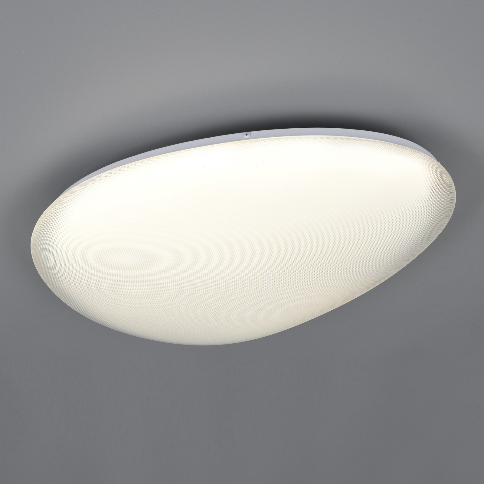 Ozera LED plafondlamp, lengte 55 cm, wit, kunststof, CCT Ozera LED plafondlamp, lengte 55 cm, wit, kunststof, CCT