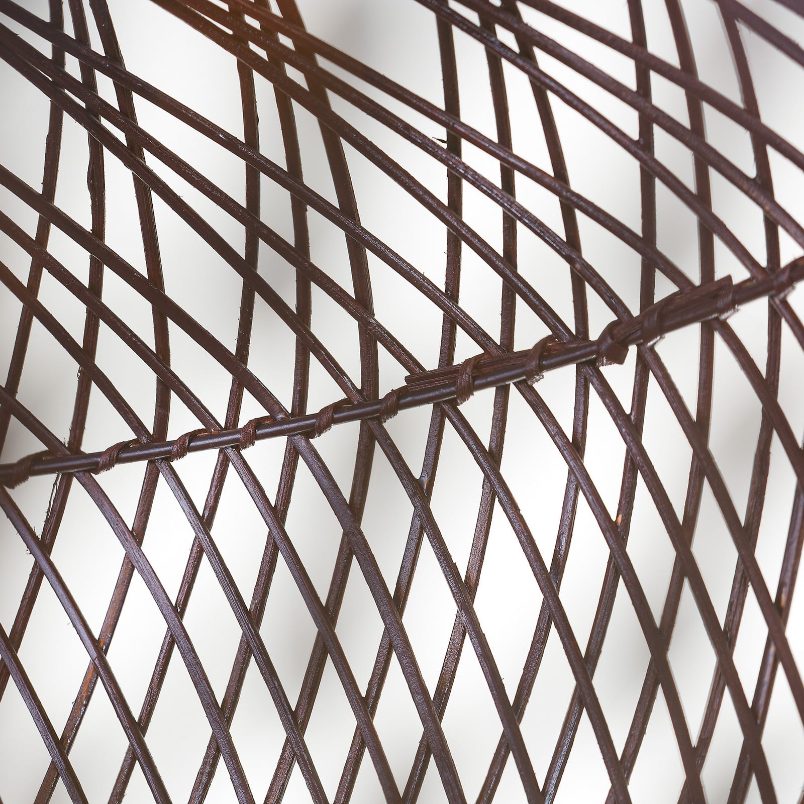 GOOD & MOJO Suspension Arizona, rouge, Ø 70 cm, rotin, E27 GOOD & MOJO Suspension Arizona, rouge, Ø 70 cm, rotin, E27