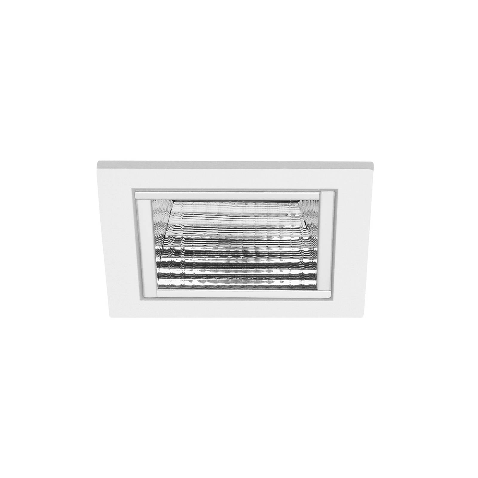 BRUMBERG Apollo Micro, facettiert, eckig, 3.000 K, weiß