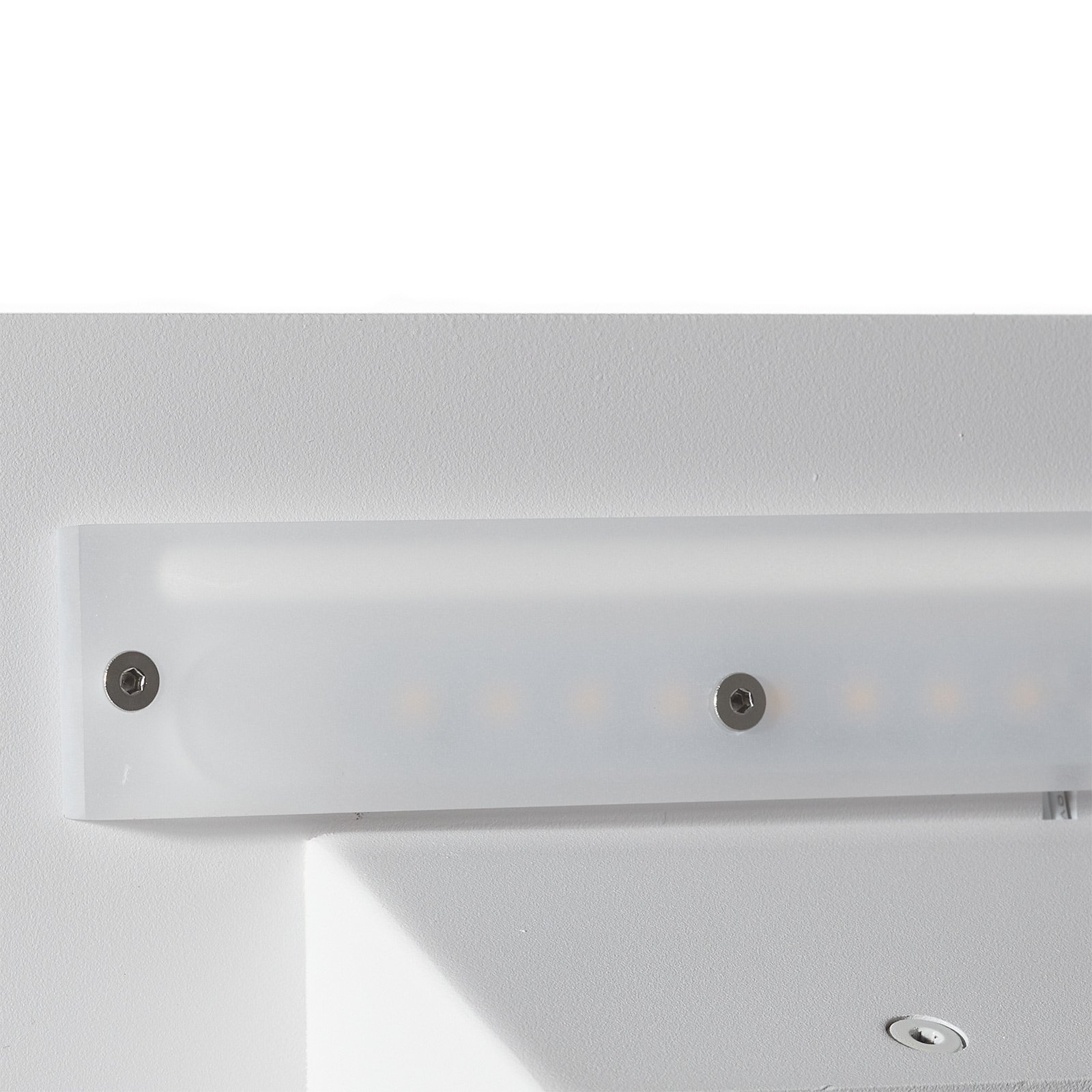 Ariel - hvid LED-væglampe med læselampe