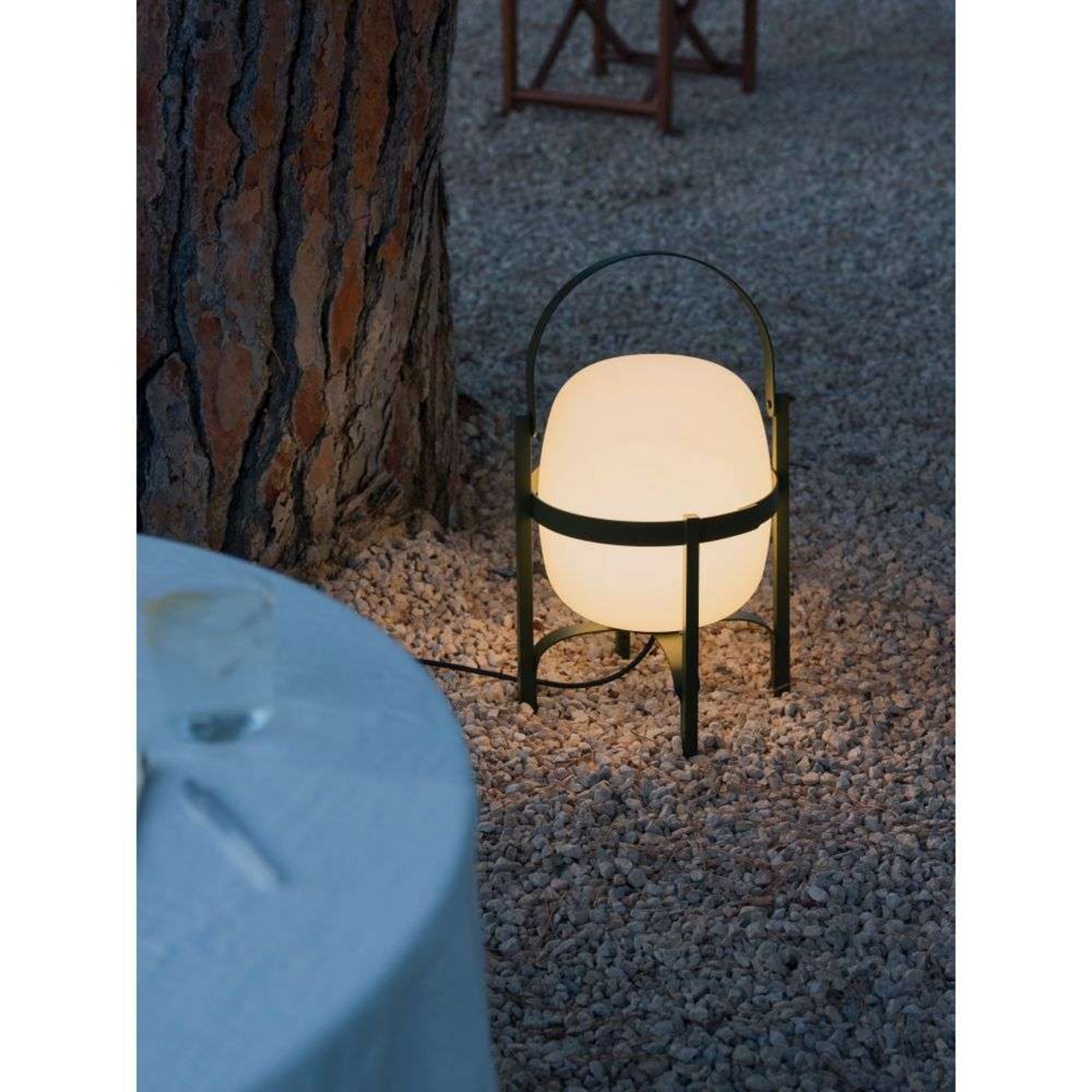 Cesta Exterior Bordslampa/Golvlampa IP65 Black - Santa & Cole